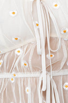 Short Sleeve Ruched Embroidery Crop Top Short Sleeve Ruched Embroidery Crop Top Top The Shop Room
