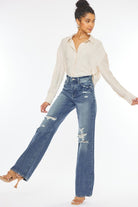 Ultra High Rise Distressed Nineties Flare Ultra High Rise Distressed Nineties Flare Pants The Shop Room