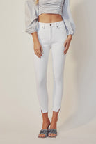 High Rise Ankle Skinny White Jeans High Rise Ankle Skinny White Jeans Pants The Shop Room