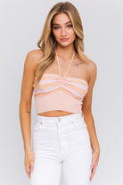Halter Neck Sweater Crop Top Halter Neck Sweater Crop Top Top The Shop Room