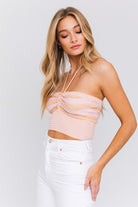 Halter Neck Sweater Crop Top Halter Neck Sweater Crop Top Top The Shop Room