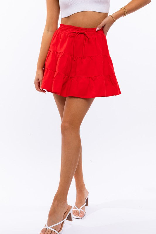 Smocking Waist Flare Skirt Smocking Waist Flare Skirt Skirt The Shop Room
