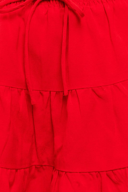 Smocking Waist Flare Skirt Smocking Waist Flare Skirt Skirt The Shop Room