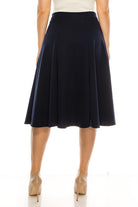 Paneled A-line Midi Skirt | Plus Size Paneled A-line Midi Skirt | Plus Size Skirt The Shop Room