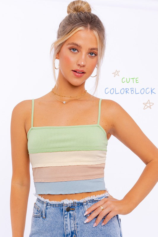 Lettuce Hem Detail Spaghetti Top Lettuce Hem Detail Spaghetti Top Top The Shop Room