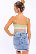 Lettuce Hem Detail Spaghetti Top Lettuce Hem Detail Spaghetti Top Top The Shop Room