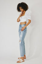 High Rise Slim Straight Jeans High Rise Slim Straight Jeans Pants The Shop Room