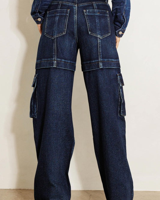 Cargo Pocket Wide Jeans Cargo Pocket Wide Jeans Jeans The Shop Room