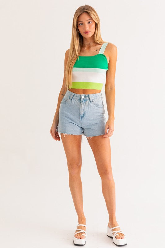 Stripe Knit Tank Stripe Knit Tank Top The Shop Room