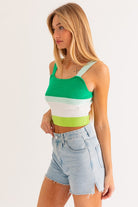 Stripe Knit Tank Stripe Knit Tank Top The Shop Room