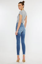 High Rise Fray Hem Ankle Skinny Jeans High Rise Fray Hem Ankle Skinny Jeans Pants The Shop Room