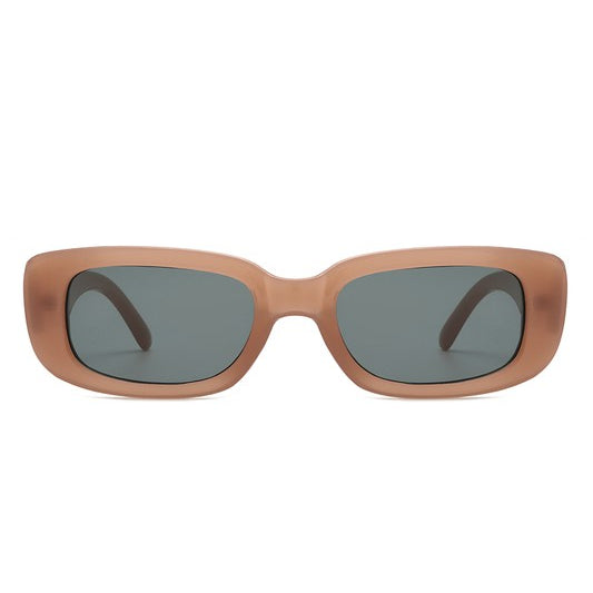 Rectangle Narrow Retro Fashion Slim Sunglasses
