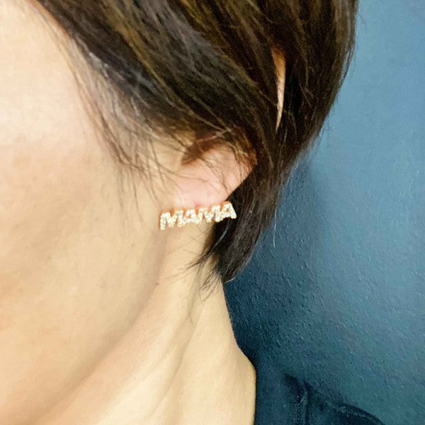 Mama Stud Earrings Mama Stud Earrings Earrings The Shop Room