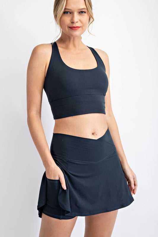 Butter V Shaped High-Waist Skirt Butter V Shaped High-Waist Skirt Skirt The Shop Room