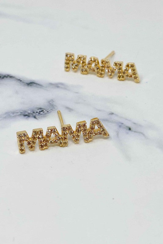 Mama Stud Earrings Mama Stud Earrings Earrings The Shop Room