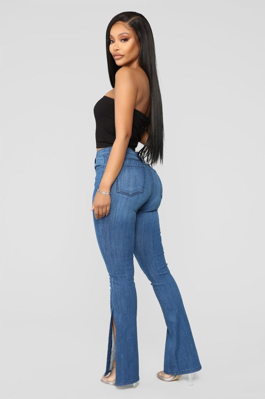 Solid Ribbed Seamless Bandeau | Crop Top Solid Ribbed Seamless Bandeau | Crop Top Top The Shop Room