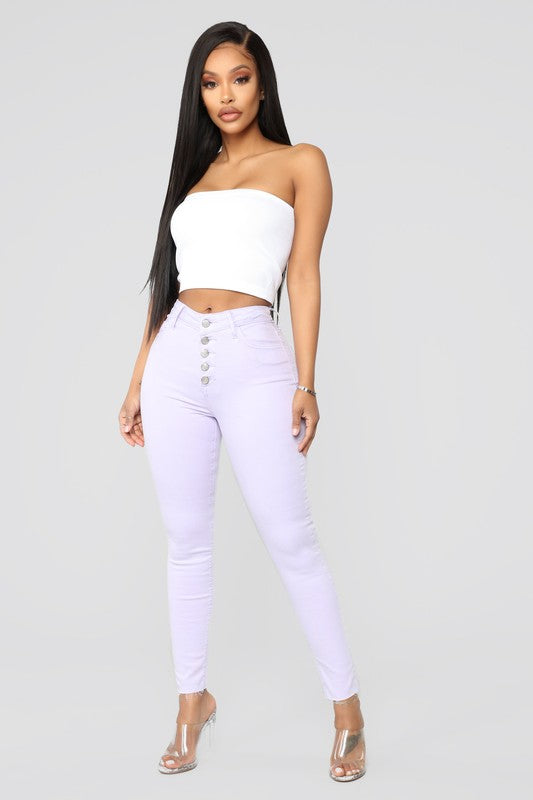 Solid Ribbed Seamless Bandeau | Crop Top Solid Ribbed Seamless Bandeau | Crop Top Top The Shop Room