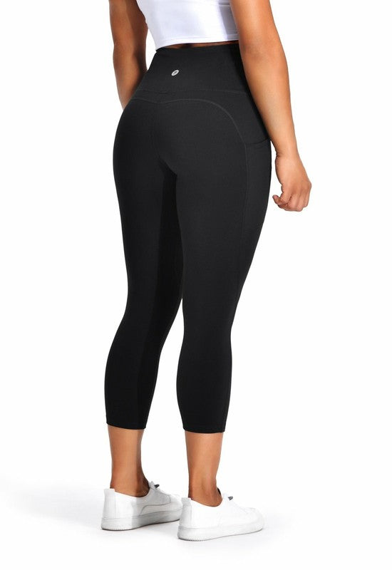 Cropped Yoga Leggings Pants with Pockets Cropped Yoga Leggings Pants with Pockets Activewear The Shop Room