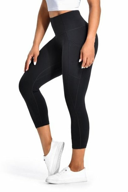 Cropped Yoga Leggings Pants with Pockets Cropped Yoga Leggings Pants with Pockets Activewear The Shop Room