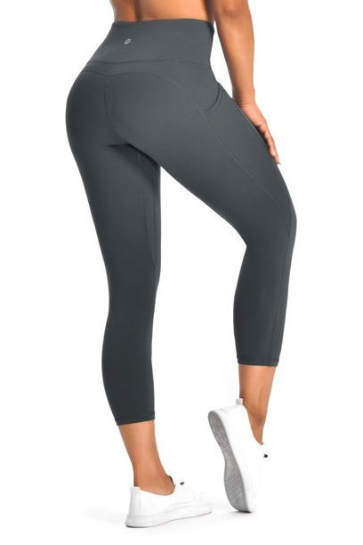 Cropped Yoga Leggings Pants with Pockets Cropped Yoga Leggings Pants with Pockets Activewear The Shop Room