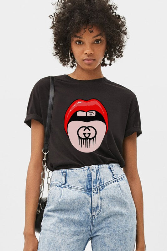 Kiss Me Baby T-Shirt Kiss Me Baby T-Shirt Top The Shop Room