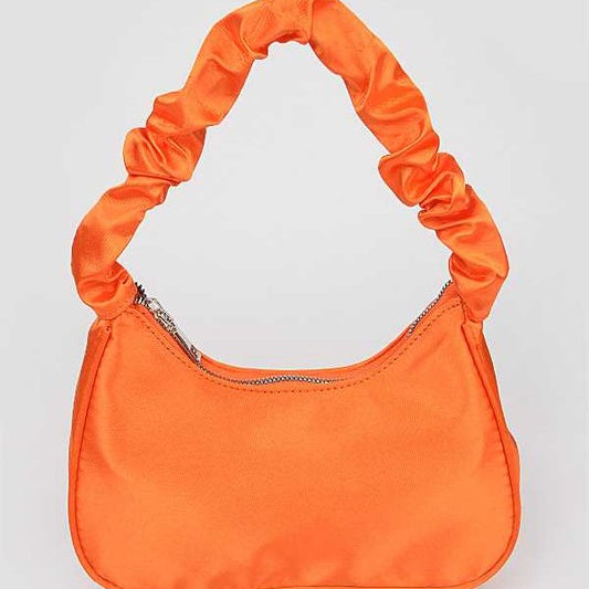Satin Crinkle Shoulder Strap Iconic Handbag Satin Crinkle Shoulder Strap Iconic Handbag Mini Bag The Shop Room