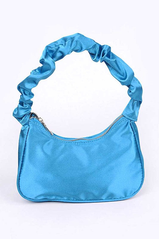 Satin Crinkle Shoulder Strap Iconic Handbag Satin Crinkle Shoulder Strap Iconic Handbag Mini Bag The Shop Room