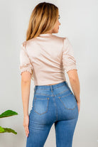 Solid Satin Crop Top Solid Satin Crop Top Top The Shop Room
