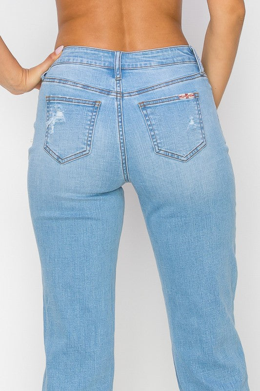 High Rise Stretch Straight Leg Jeans High Rise Stretch Straight Leg Jeans Jeans The Shop Room